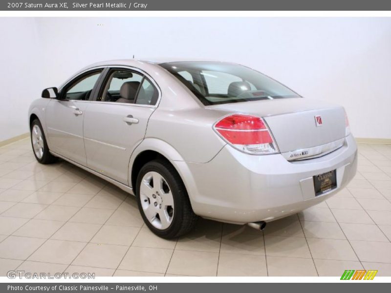 Silver Pearl Metallic / Gray 2007 Saturn Aura XE