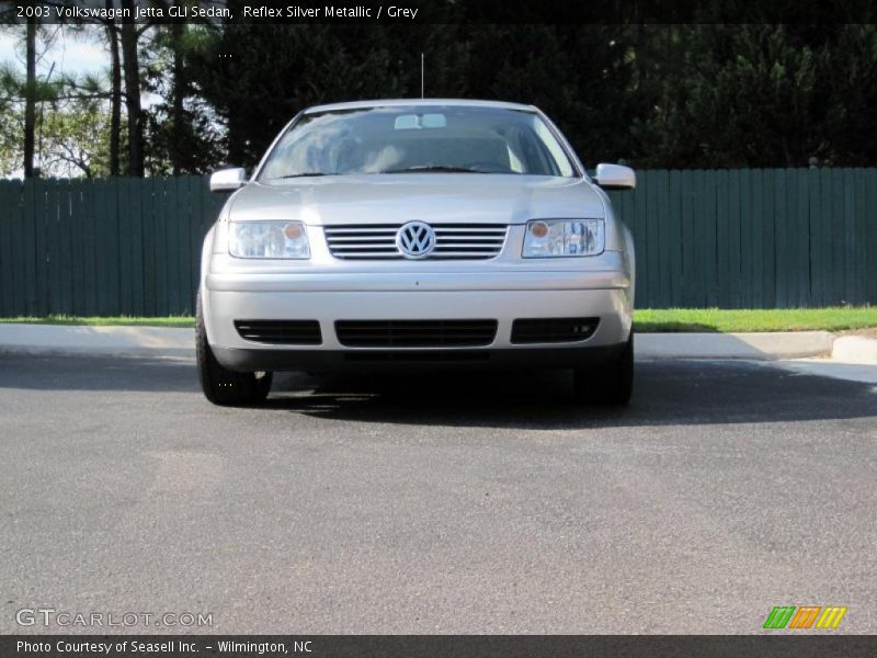 Reflex Silver Metallic / Grey 2003 Volkswagen Jetta GLI Sedan