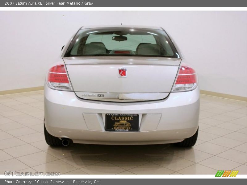 Silver Pearl Metallic / Gray 2007 Saturn Aura XE