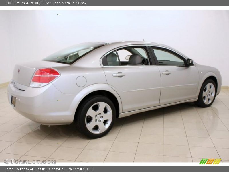 Silver Pearl Metallic / Gray 2007 Saturn Aura XE