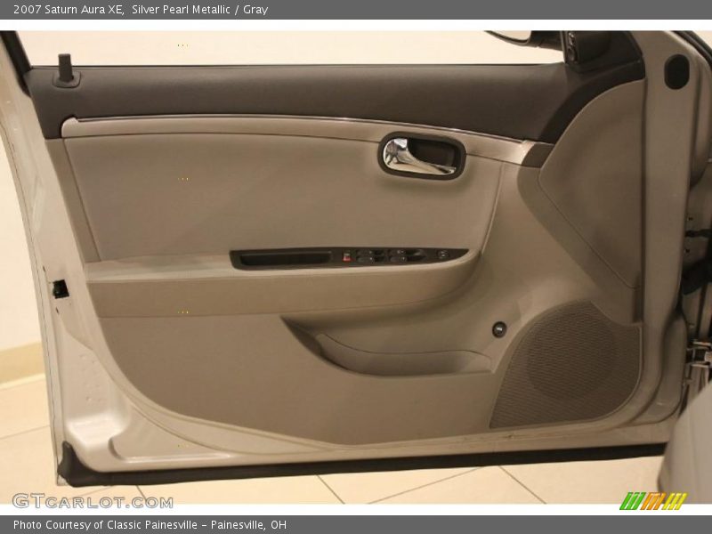 Silver Pearl Metallic / Gray 2007 Saturn Aura XE