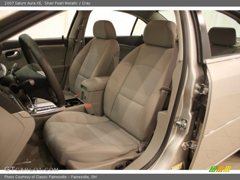 Silver Pearl Metallic / Gray 2007 Saturn Aura XE