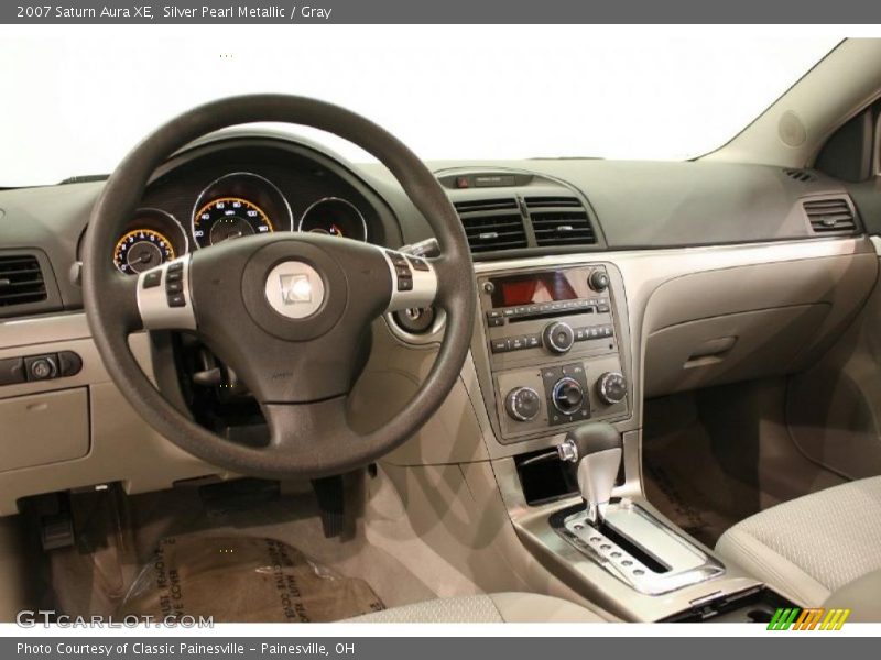 Silver Pearl Metallic / Gray 2007 Saturn Aura XE