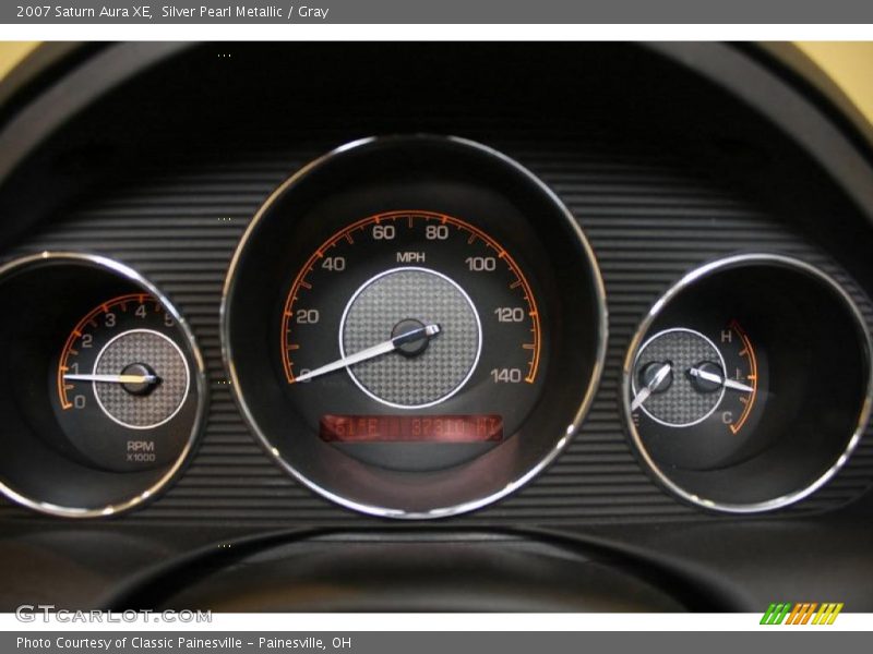 Silver Pearl Metallic / Gray 2007 Saturn Aura XE