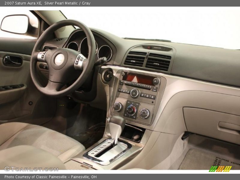 Silver Pearl Metallic / Gray 2007 Saturn Aura XE