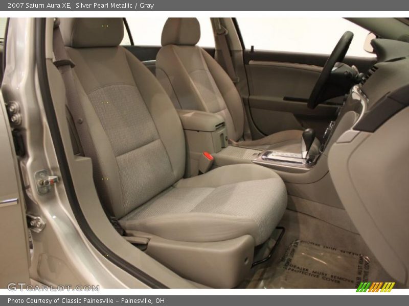 Silver Pearl Metallic / Gray 2007 Saturn Aura XE