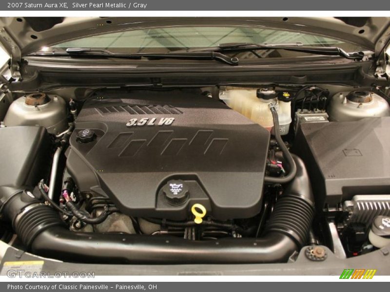 Silver Pearl Metallic / Gray 2007 Saturn Aura XE