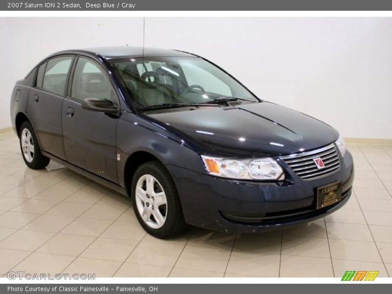 Deep Blue / Gray 2007 Saturn ION 2 Sedan