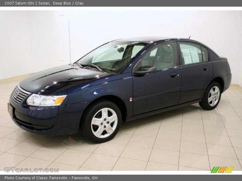 Deep Blue / Gray 2007 Saturn ION 2 Sedan