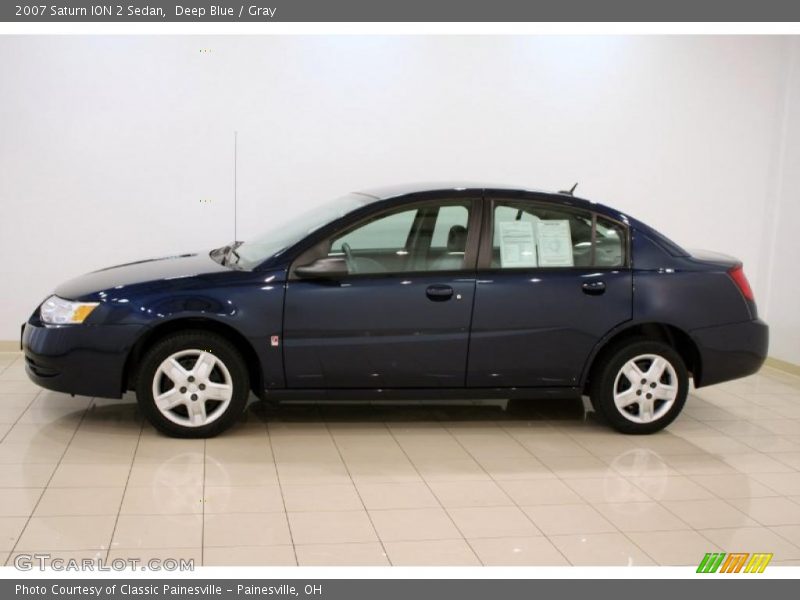 Deep Blue / Gray 2007 Saturn ION 2 Sedan