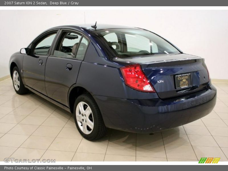 Deep Blue / Gray 2007 Saturn ION 2 Sedan