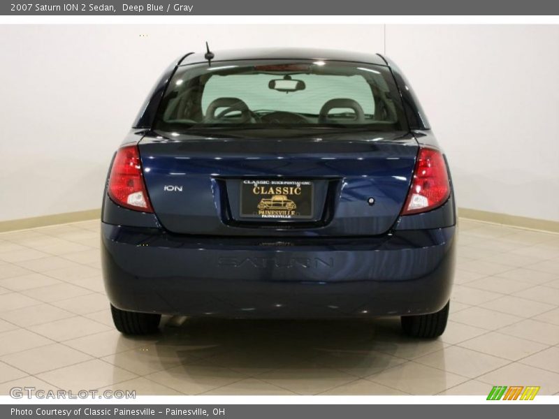 Deep Blue / Gray 2007 Saturn ION 2 Sedan