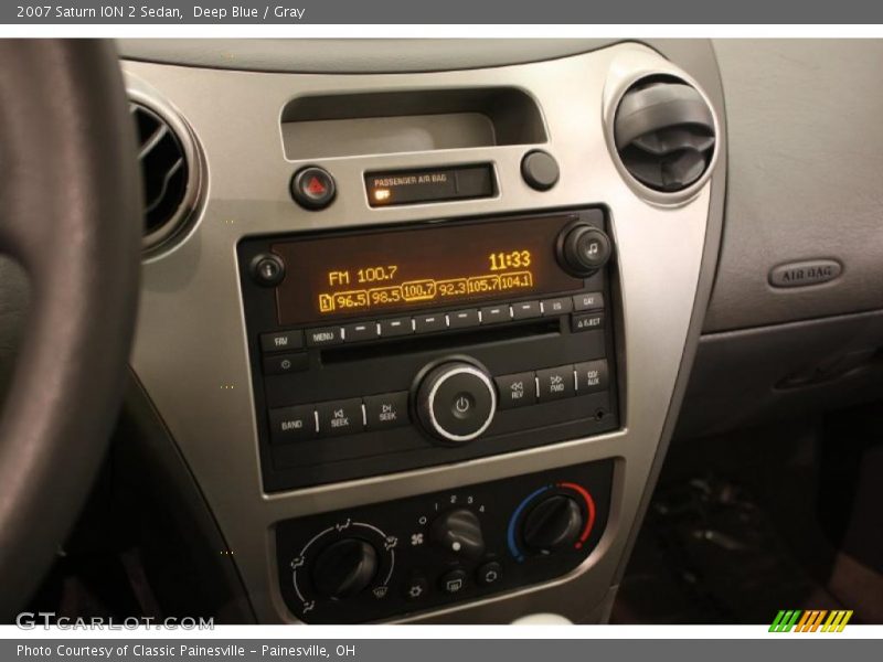 Deep Blue / Gray 2007 Saturn ION 2 Sedan