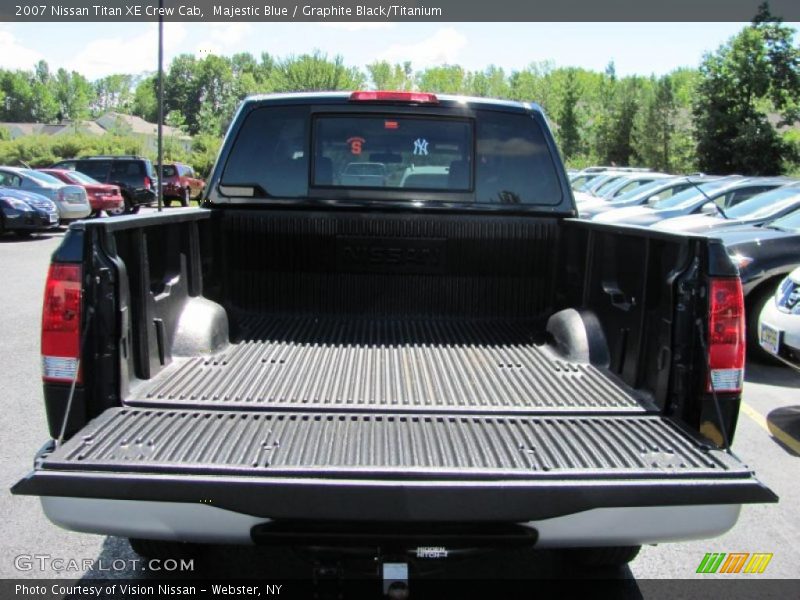 Majestic Blue / Graphite Black/Titanium 2007 Nissan Titan XE Crew Cab