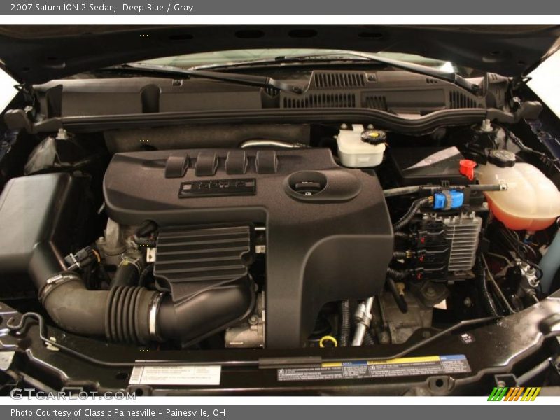 Deep Blue / Gray 2007 Saturn ION 2 Sedan