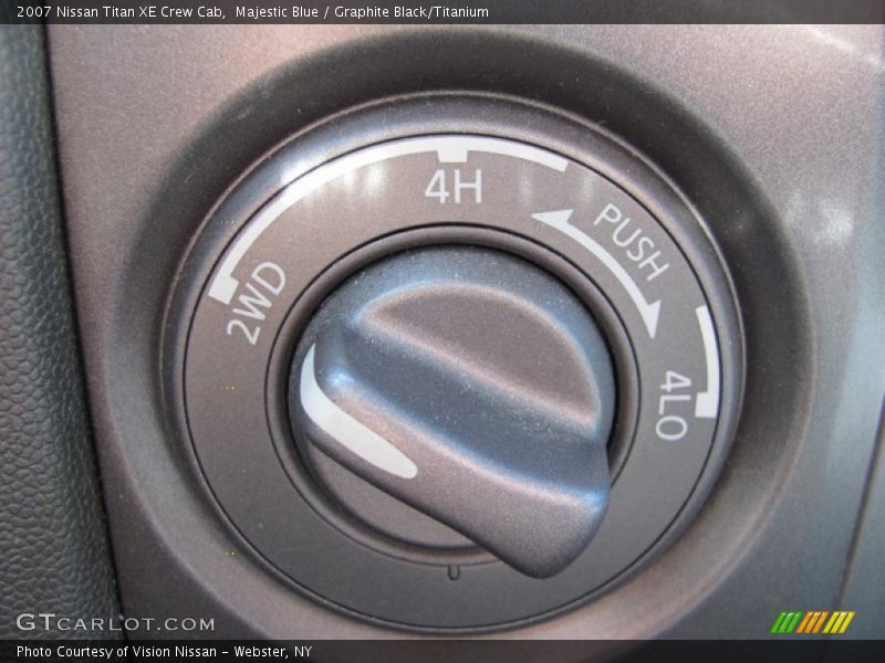 Majestic Blue / Graphite Black/Titanium 2007 Nissan Titan XE Crew Cab