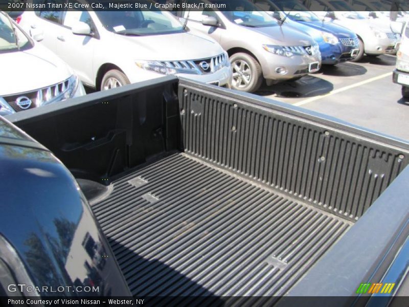 Majestic Blue / Graphite Black/Titanium 2007 Nissan Titan XE Crew Cab