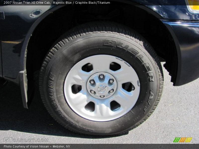 Majestic Blue / Graphite Black/Titanium 2007 Nissan Titan XE Crew Cab