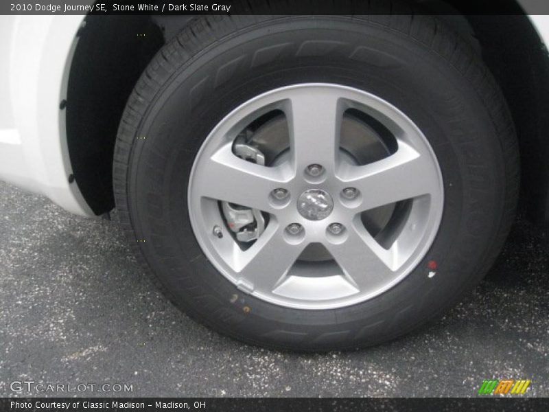 Stone White / Dark Slate Gray 2010 Dodge Journey SE