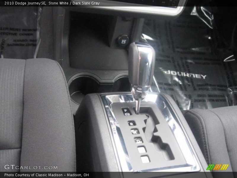 Stone White / Dark Slate Gray 2010 Dodge Journey SE