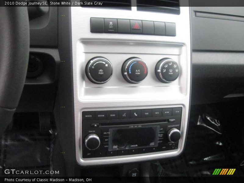 Stone White / Dark Slate Gray 2010 Dodge Journey SE