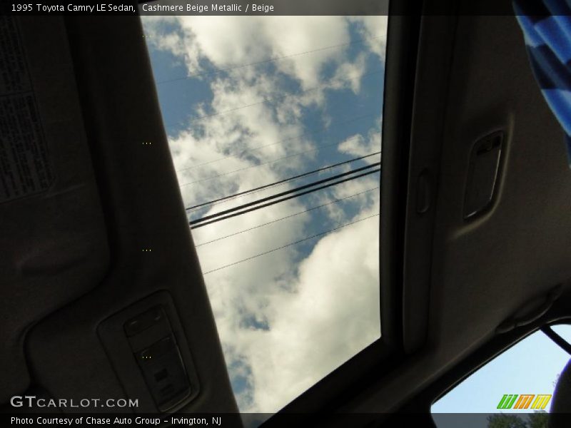 Cashmere Beige Metallic / Beige 1995 Toyota Camry LE Sedan