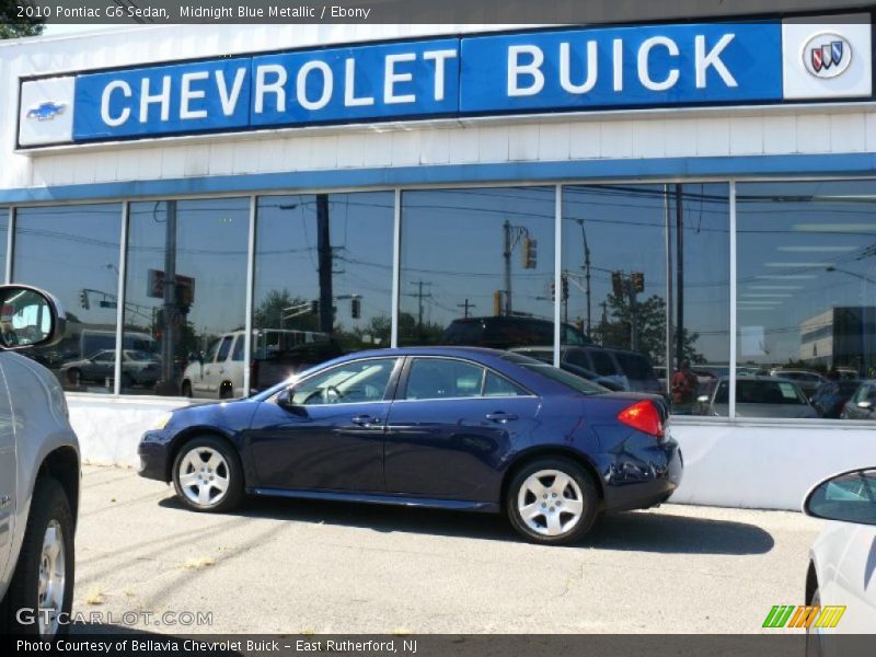 Midnight Blue Metallic / Ebony 2010 Pontiac G6 Sedan