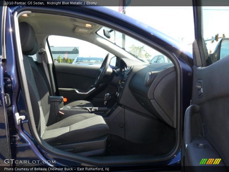 Midnight Blue Metallic / Ebony 2010 Pontiac G6 Sedan