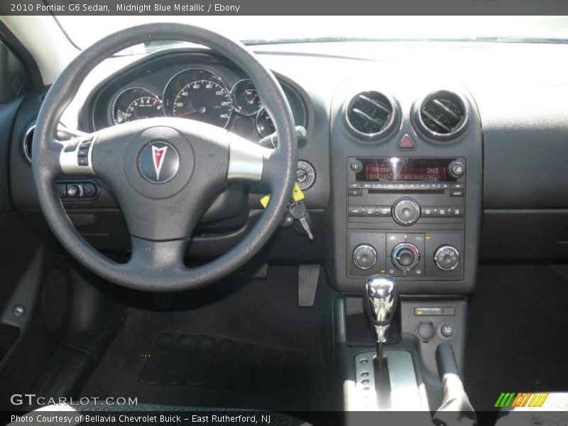 Midnight Blue Metallic / Ebony 2010 Pontiac G6 Sedan