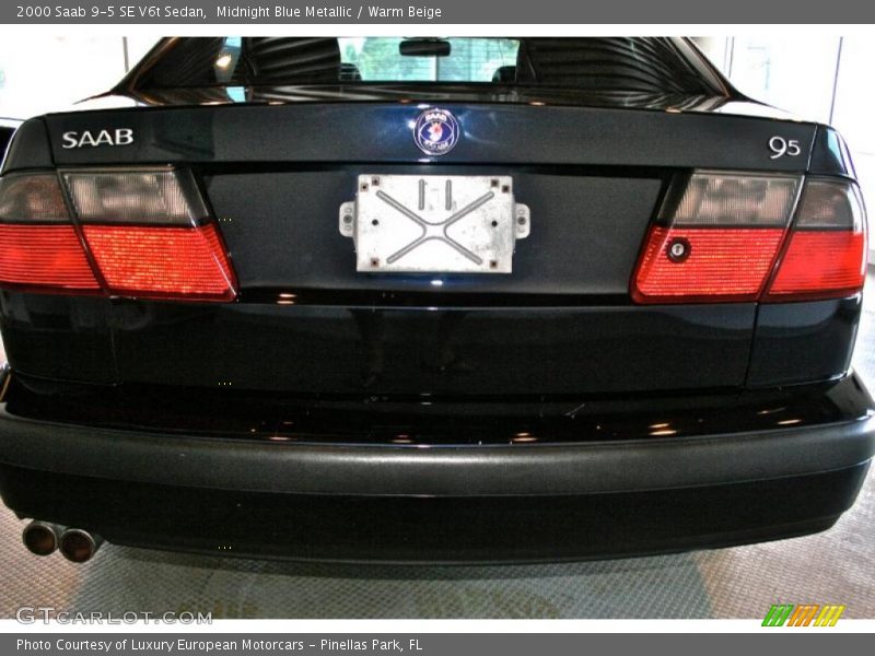 Midnight Blue Metallic / Warm Beige 2000 Saab 9-5 SE V6t Sedan