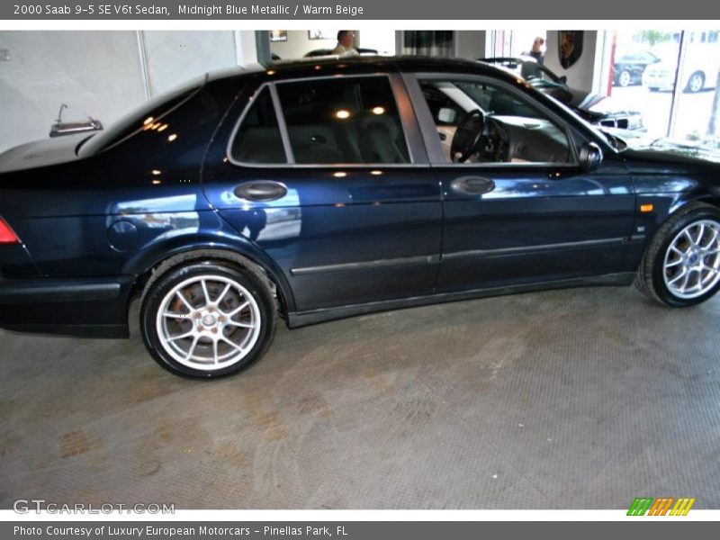 Midnight Blue Metallic / Warm Beige 2000 Saab 9-5 SE V6t Sedan