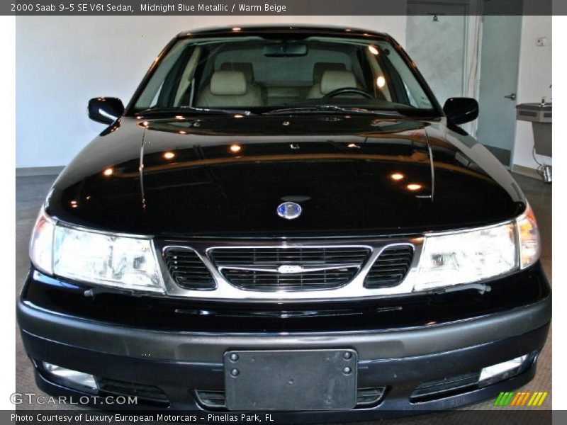 Midnight Blue Metallic / Warm Beige 2000 Saab 9-5 SE V6t Sedan