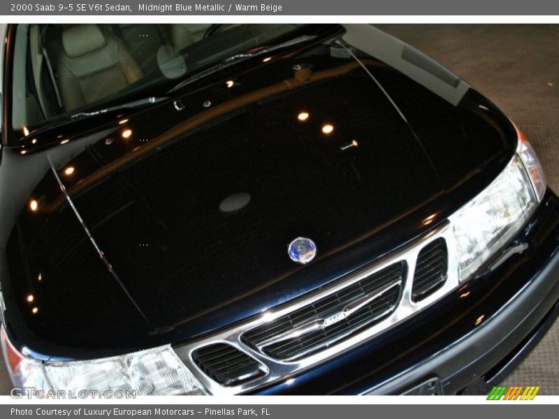 Midnight Blue Metallic / Warm Beige 2000 Saab 9-5 SE V6t Sedan