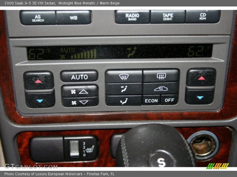 Midnight Blue Metallic / Warm Beige 2000 Saab 9-5 SE V6t Sedan