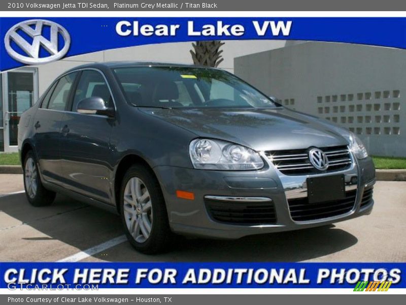 Platinum Grey Metallic / Titan Black 2010 Volkswagen Jetta TDI Sedan