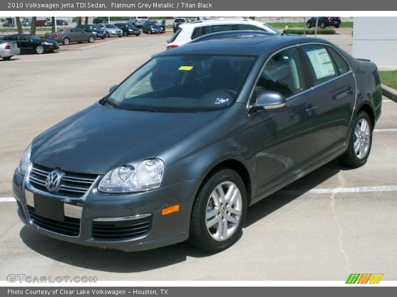 Platinum Grey Metallic / Titan Black 2010 Volkswagen Jetta TDI Sedan