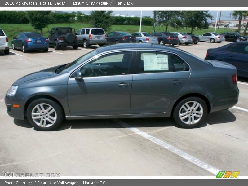 Platinum Grey Metallic / Titan Black 2010 Volkswagen Jetta TDI Sedan