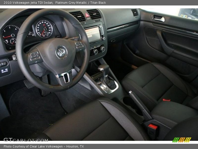 Platinum Grey Metallic / Titan Black 2010 Volkswagen Jetta TDI Sedan