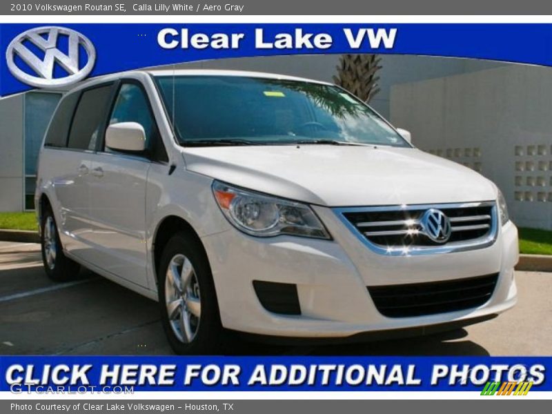 Calla Lilly White / Aero Gray 2010 Volkswagen Routan SE