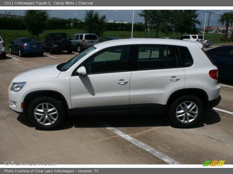 Candy White / Charcoal 2011 Volkswagen Tiguan S