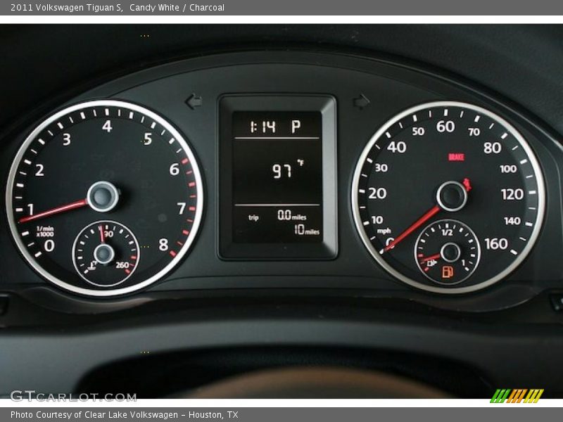 Candy White / Charcoal 2011 Volkswagen Tiguan S