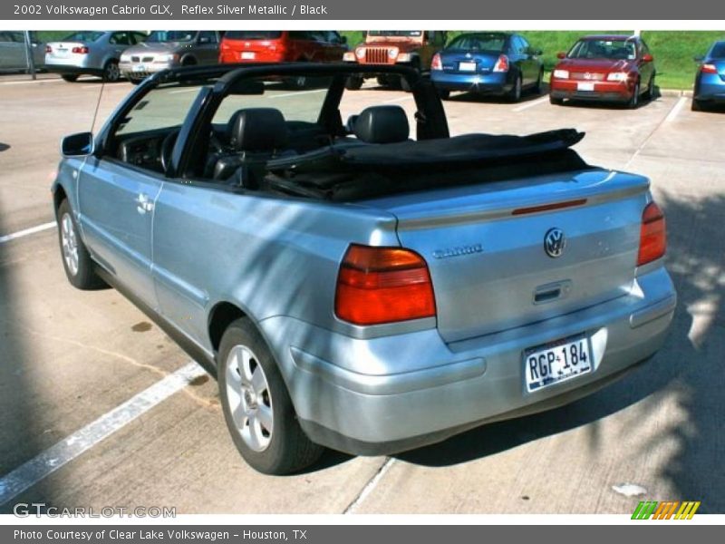 Reflex Silver Metallic / Black 2002 Volkswagen Cabrio GLX