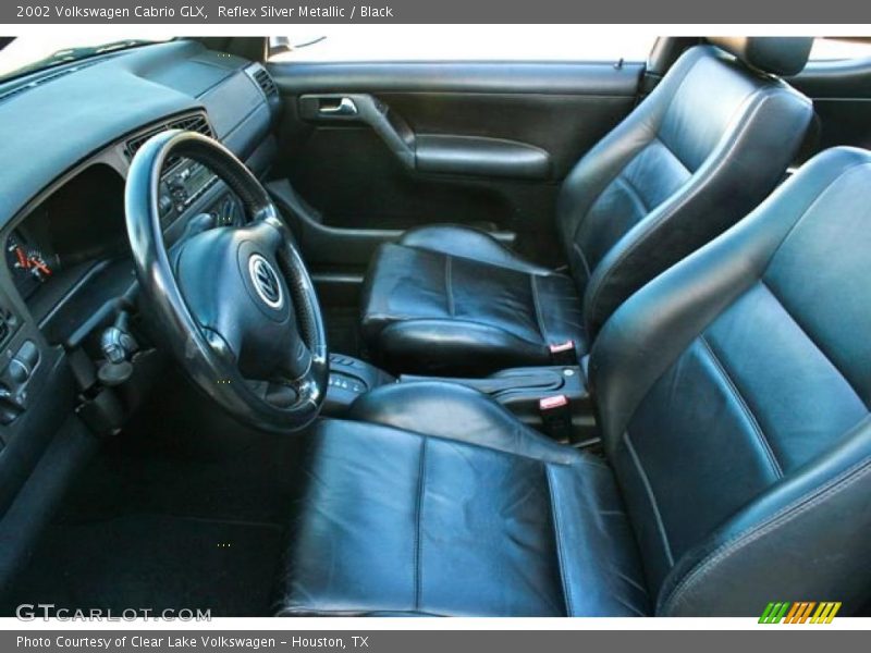 Reflex Silver Metallic / Black 2002 Volkswagen Cabrio GLX