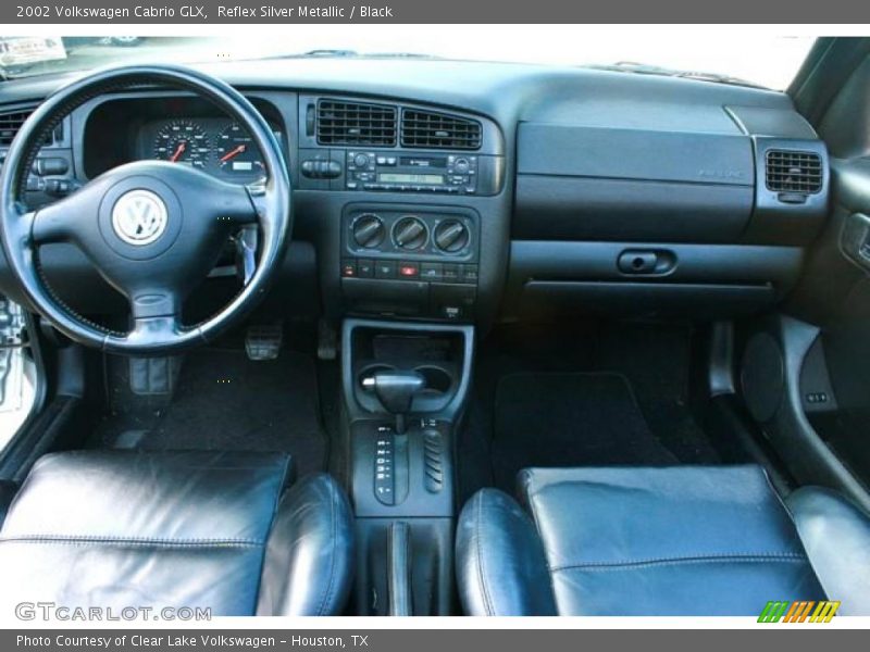 Reflex Silver Metallic / Black 2002 Volkswagen Cabrio GLX
