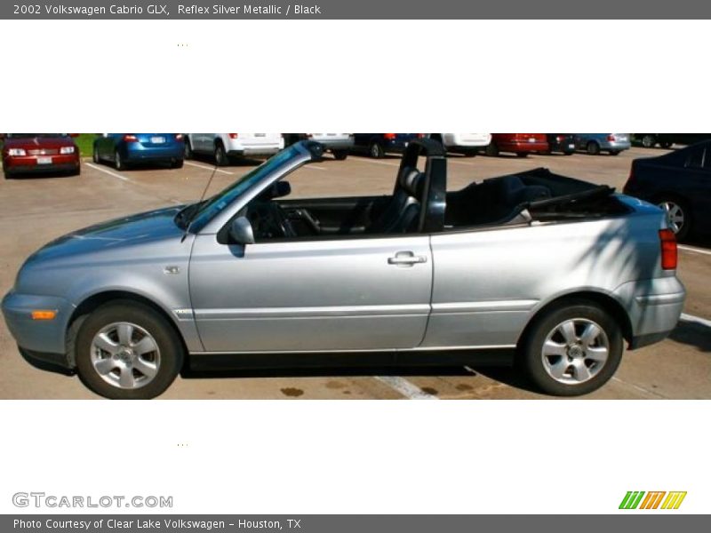 Reflex Silver Metallic / Black 2002 Volkswagen Cabrio GLX