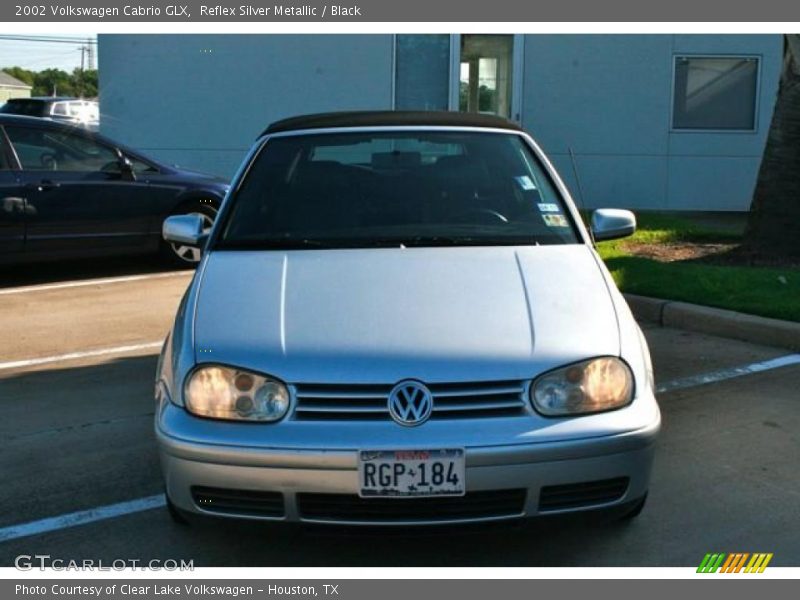 Reflex Silver Metallic / Black 2002 Volkswagen Cabrio GLX