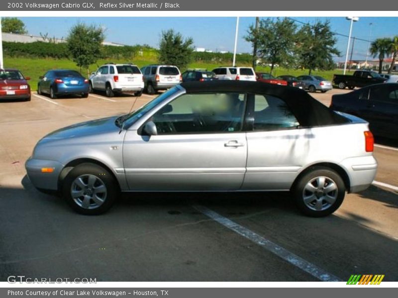 Reflex Silver Metallic / Black 2002 Volkswagen Cabrio GLX