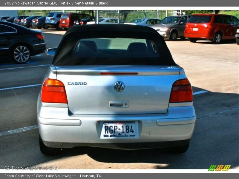 Reflex Silver Metallic / Black 2002 Volkswagen Cabrio GLX