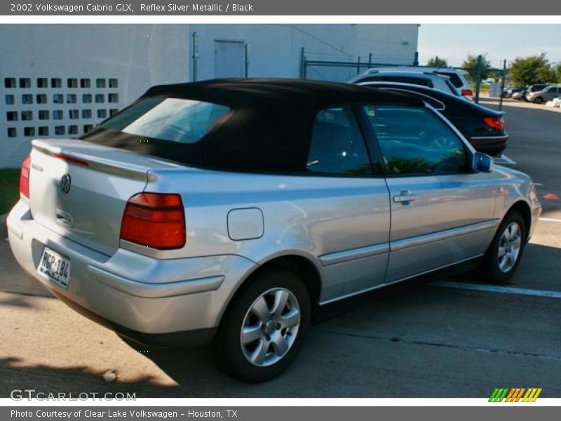 Reflex Silver Metallic / Black 2002 Volkswagen Cabrio GLX