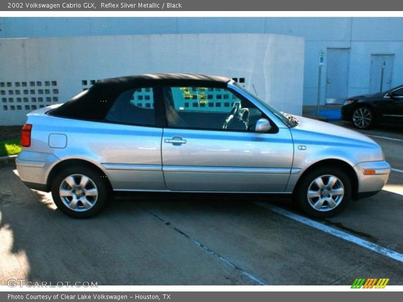 Reflex Silver Metallic / Black 2002 Volkswagen Cabrio GLX
